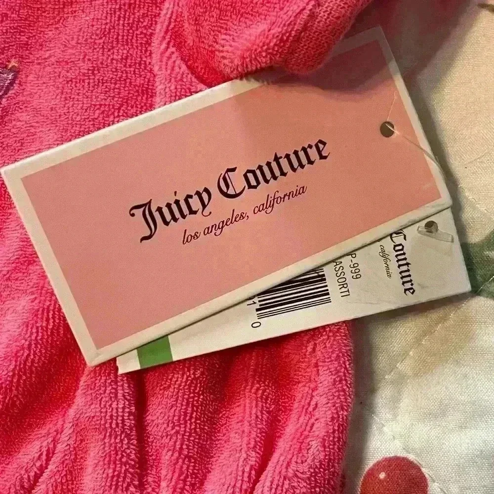 Juicy couture baby size 18 months one piece hot pink terry cloth romper new